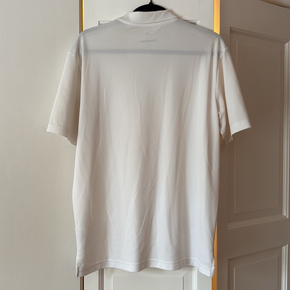 ✨ Adidas Men’s White Polo Shirt Medium EUC ✨ - Picture 3 of 3